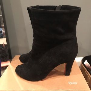 Louboutin black Ankle Booties size 9US
